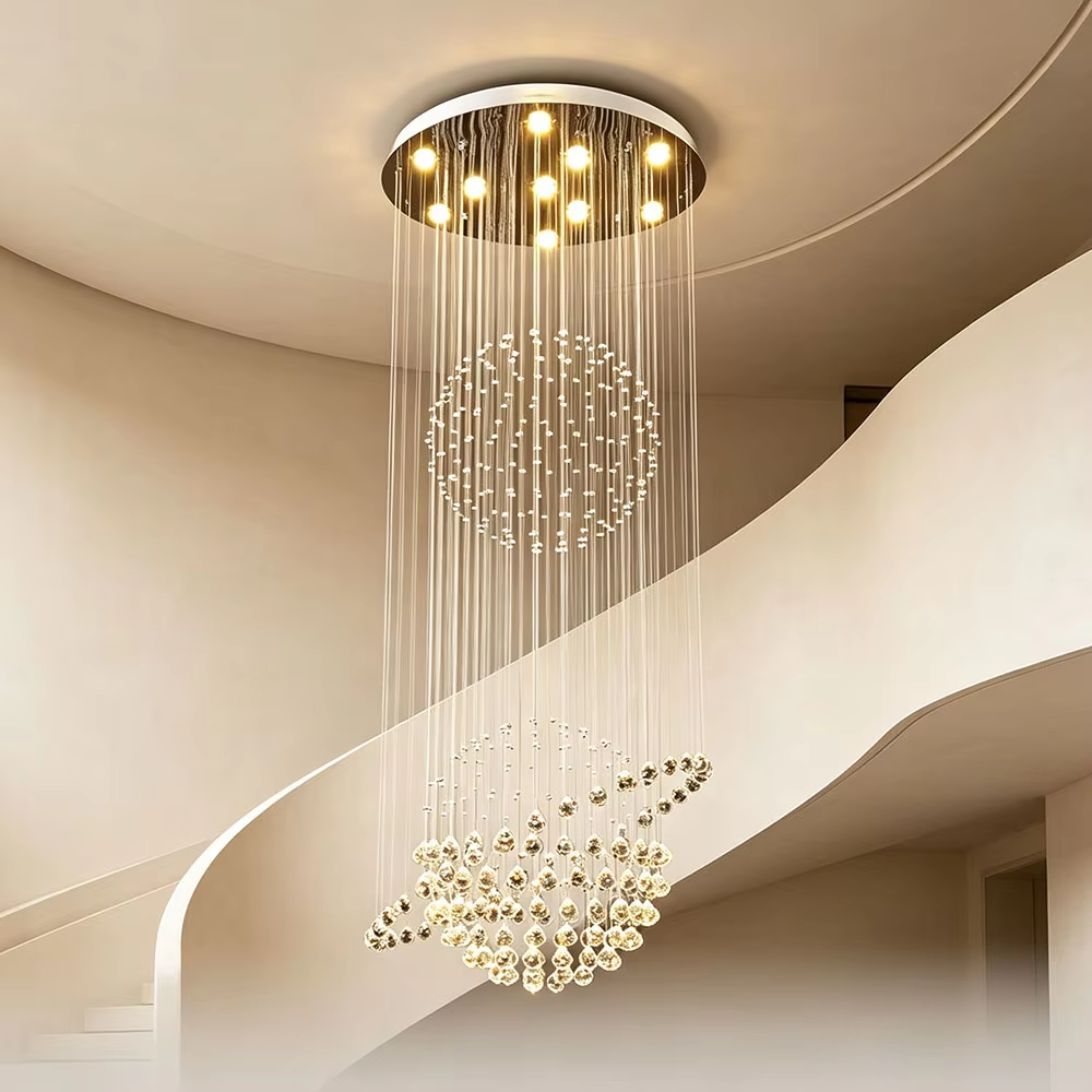 high ceiling long crystal pendant 1 high ceiling long crystal pendant 1