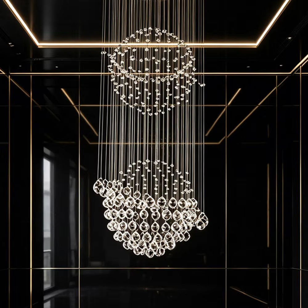 high ceiling long crystal pendant 6 high ceiling long crystal pendant 6